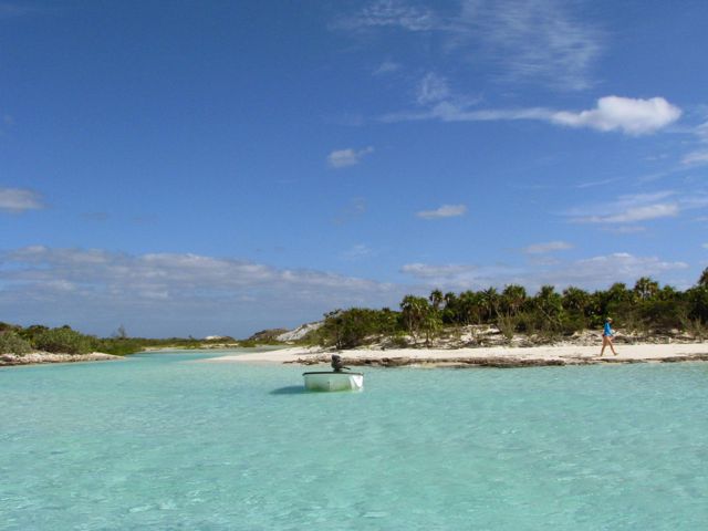 North side of Compass Cay
