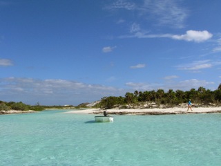 North side of Compass Cay