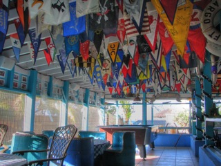 Inside Staniel Cay Yacht Club