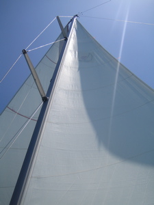 Jalimol under sail
