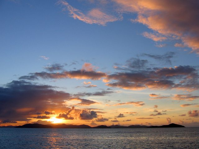 Sunset from Savanah Bay