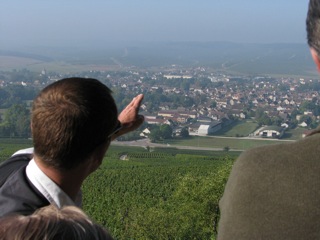 Standing atop the Grand Cru fields of Chablis
