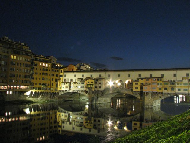 Ponte Vecchio alla notte