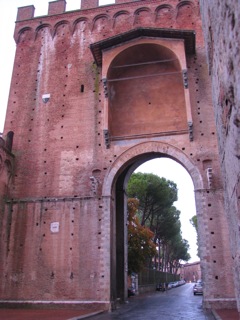 The big gate at Via Roma