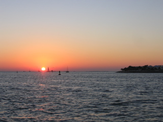 Sunset over the Dry Tortugas