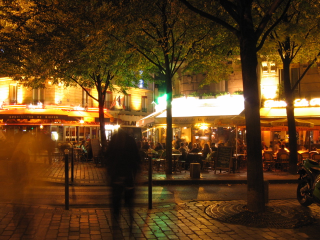 Montparnasse Night Scene