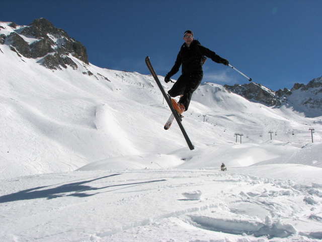 Petit saut à ski
