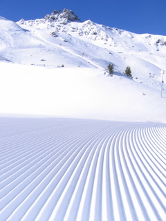 Who says Euro resorts can't groom their slopes?