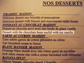 ...chocolate been useful with ice vanilla