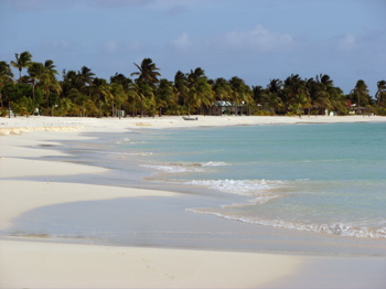 Eleven-mile beach at Barbuda