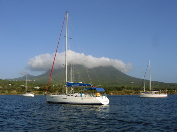 Renoir II anchored at Tamarind Bay