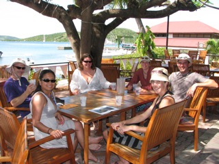 Lunch at the Bitter End Yacht Club