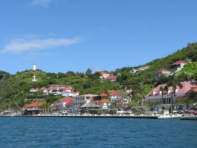 Waterfront in Gustavia Harbour