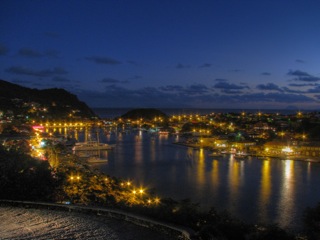 Port du Gustavia in early evening