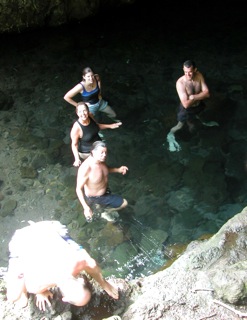Cave swimming (Ted)