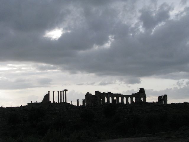 Roman ruins at Volubilis