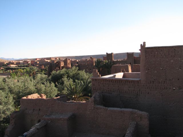 View from inside the old Kasbah