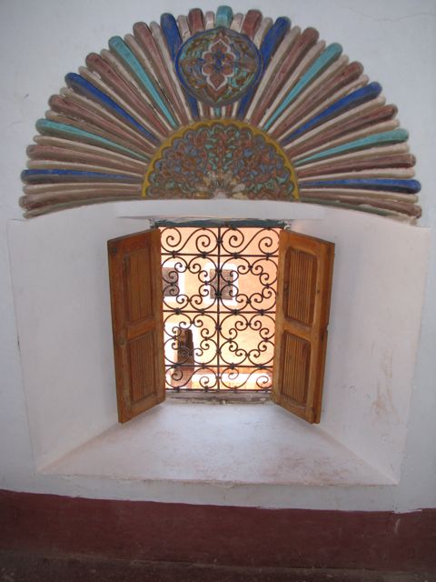 Window detail in Ouarzazate