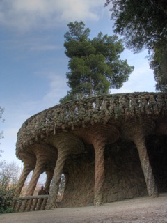 Terrain feature at Parc Güell