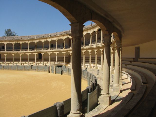 Plaza de toros de Ronda, oldest bullfighting ring in Spain