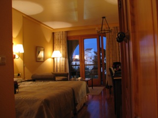 Our room at the Parador