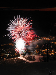 Fireworks over Steamboat