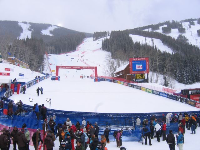 Finish area for the GS