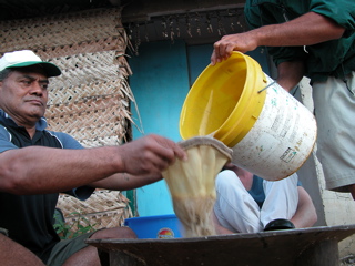 Mixing the dishwater-Kava