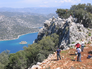 View from Siçak Yarimadasi