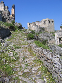 Deserted town of Kaya Köyü