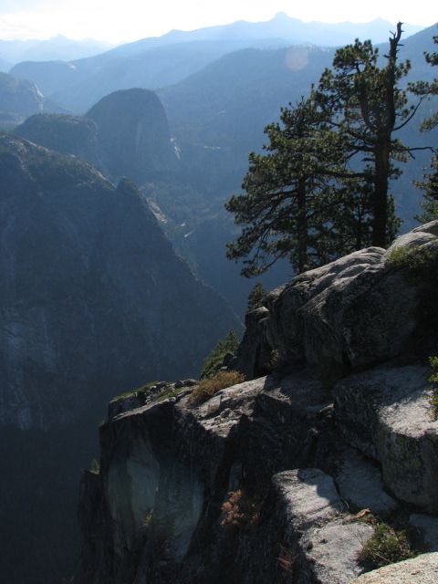 Glacier Point towards the Merced River